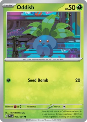 Oddish #001 Non-Holo